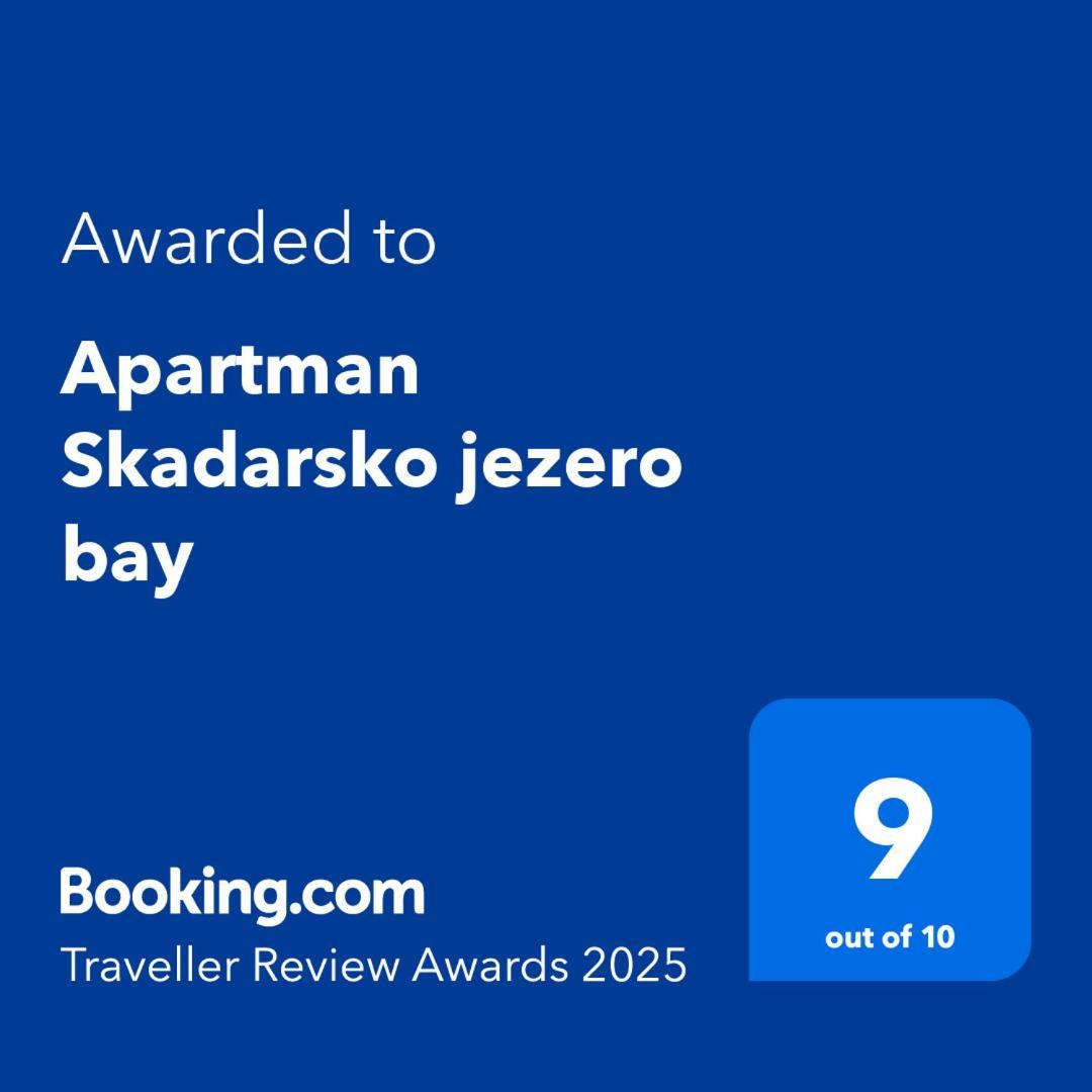 Apartman Skadarsko Jezero Bay Vranjina Kültér fotó